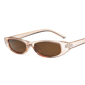 Skinny Frame Sunglasses Champagne