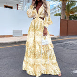 Boho Vibe Maxi Dress Yellow