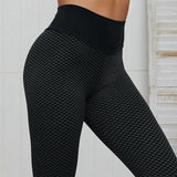 Mesh Lift Workout Leggings Black