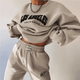 2-Piece Los Angeles Pullover Sweatshirt and Sweatpants Set