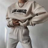 2-Piece Los Angeles Pullover Sweatshirt and Sweatpants Set