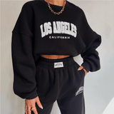 2-Piece Los Angeles Pullover Sweatshirt and Sweatpants Set