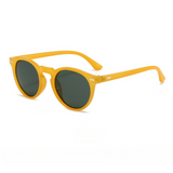 Vintage Round Lens Sunglasses Yellow