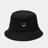 Smiley Bucket Hat Black