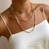 Rope Chain Necklace Gold