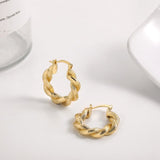 Geometric Hoop Earrings Style 12