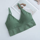 Seamless Workout Bralette Green