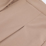 High Waist Pleated Wide Leg Pants Khaki