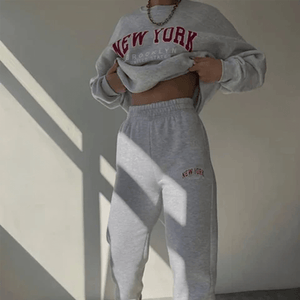 2-Piece New York Pullover Sweatshirt and Sweatpants Set