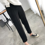 Wool Suit Trouser Pants Black