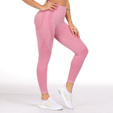 Tummy Control Workout Leggings Pink