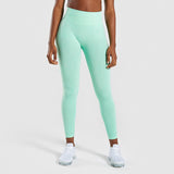 Tummy Control Workout Leggings Green