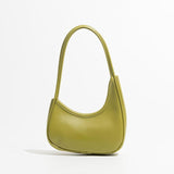 Curvy Moon Shoulder Bag Green