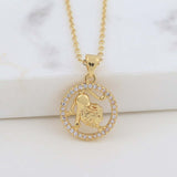 Astrology Sign Necklace Leo