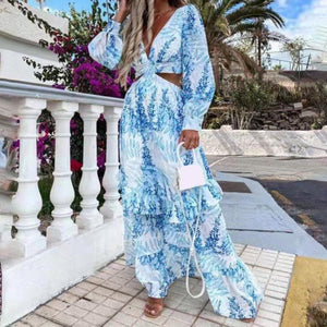 Boho Vibe Maxi Dress Blue