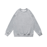 Casual Pullover Sweatshirt Gray