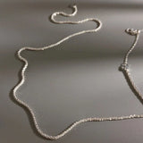 Thin Sparkling Chain Choker Single Chain