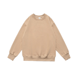 Casual Pullover Sweatshirt Beige