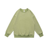 Casual Pullover Sweatshirt Light Green