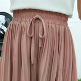 Chiffon High Waist Shorts Dusty Rose