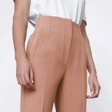 Chic Straight Leg Pants Light Pink