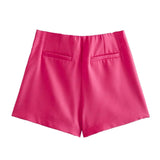 High Waist Lightweight Skort Pink