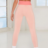 Two Tone Workout Leggings Pink