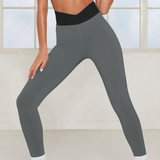 Two Tone Workout Leggings Gray