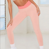 Two Tone Workout Leggings Pink