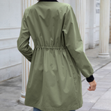 Drawstring Waterproof Bomber Green