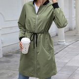 Drawstring Waterproof Bomber Green