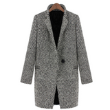 Midi Wool Coat Gray