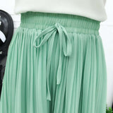 Chiffon High Waist Shorts Mint