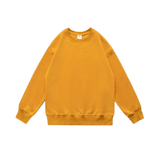 Casual Pullover Sweatshirt Yellow