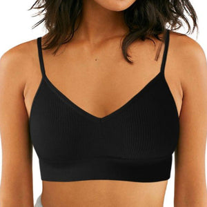 Seamless Workout Bralette Black