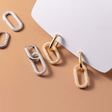 Simple Chain Earrings Gold