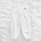 Wide Leg Sweatpants White