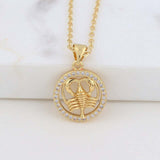 Astrology Sign Necklace Cancer