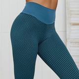 Mesh Lift Workout Leggings Green