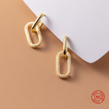 Simple Chain Earrings Gold